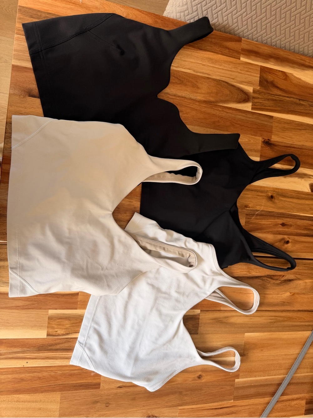 Lululemon Align Tank Tops- Black and White